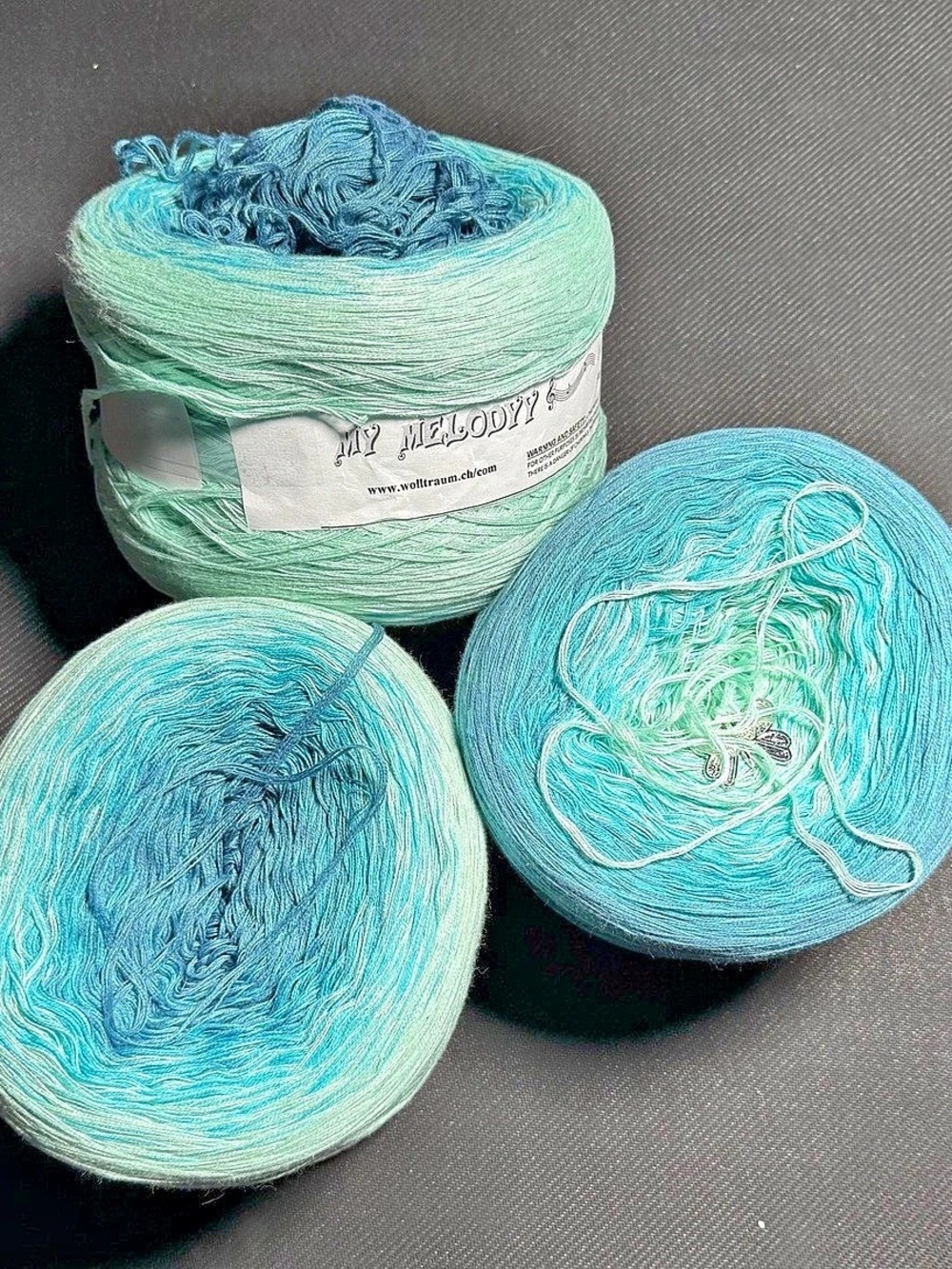 Wolltraum My Melodyy Gradient Yarn Cake Blue & Green